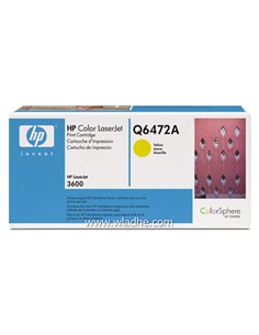 TONER HP LASERJET 3600 AMARILLO ORIGINAL