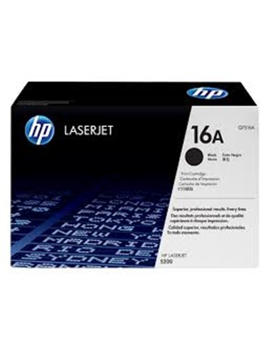 TONER HP LASERJET 5200 NEGRO ORIGINAL 12000 COPIAS