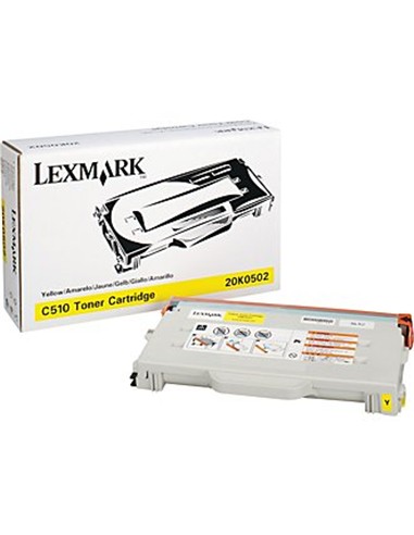 TONER LEXMARK C510 AMARILLO ORIGINAL