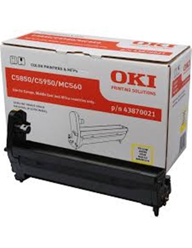 TAMBOR OKI C5850/5950/MC560 AMARILLO ORIGINAL