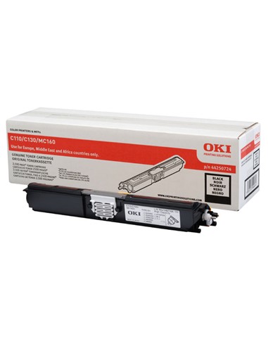 TONER OKI C110/C130/C160 NEGRO ORIGINAL