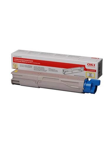 TONER OKI C3300/3400 AMARILLO ORIGINAL