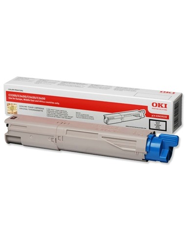 TONER OKI C3300/3400 NEGRO ORIGINAL 2500 PAG.