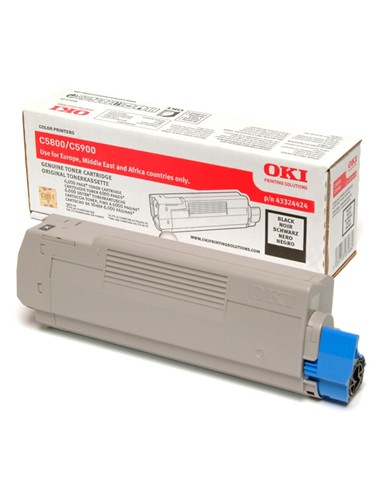 TONER OKI C5800/5900 NEGRO ORIGINAL