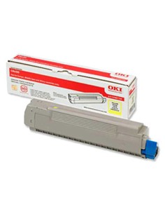 TONER OKI C8600 AMARILLO ORIGINAL 6000 paginas