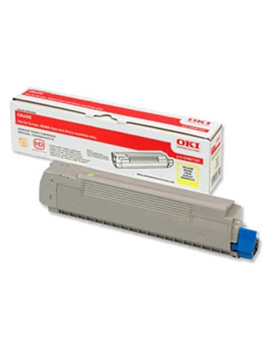 TONER OKI C8600 AMARILLO ORIGINAL 6000 paginas