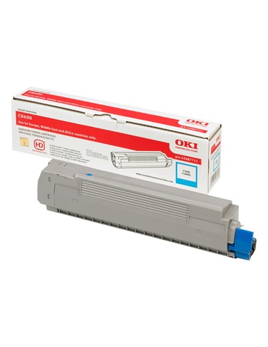 TONER OKI C8600 CYAN ORIGINAL 6000 paginas