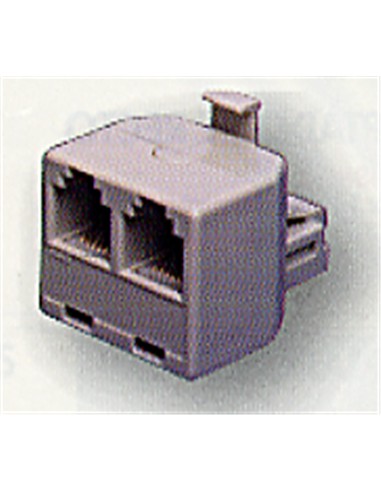 ADAPTADOR TELEFONICO 2 SALIDAS
