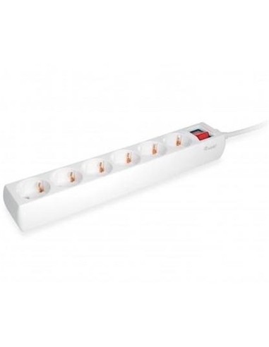 REGLETA AISENS CON 6 TOMAS CON INTERRUPTOR CABLE 1