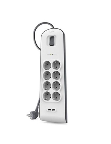 REGLETA BELKIN PROTECCION SOBRETENSIONES 8+2 TOMAS