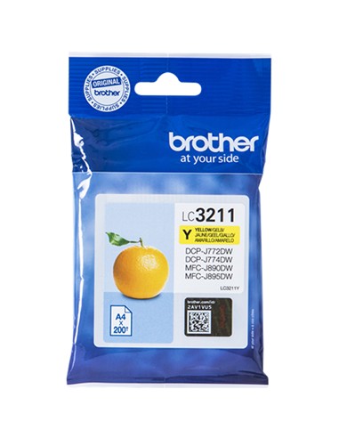 CARTUCHO BROTHER DCP-J772DW AMARILLO ORIGINAL