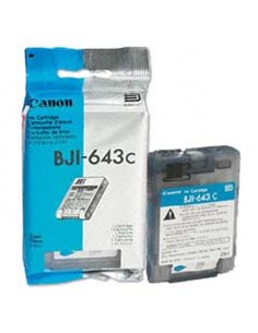CARTUCHO CANON BJI 643C CYAN ORIGINAL