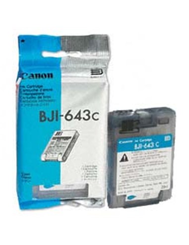 CARTUCHO CANON BJI 643C CYAN ORIGINAL