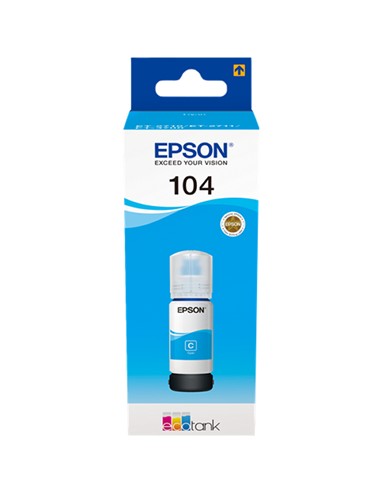 CARTUCHO EPSON ECOTANK 104 CYAN ORIGINAL