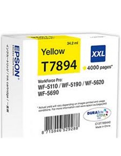 CARTUCHO EPSON WF 5110/5620 XXL AMARILLO ORIGINAL