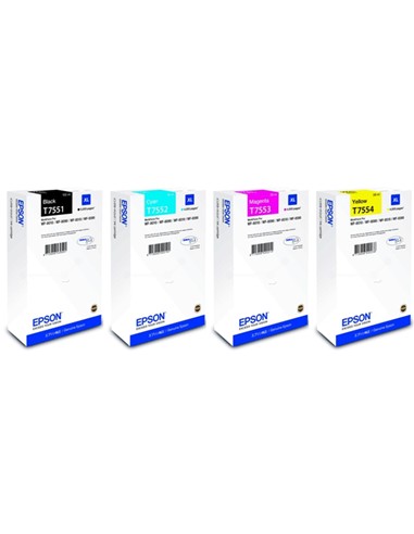 CARTUCHO EPSON WF8090 XL AMARILLO ORIGINAL