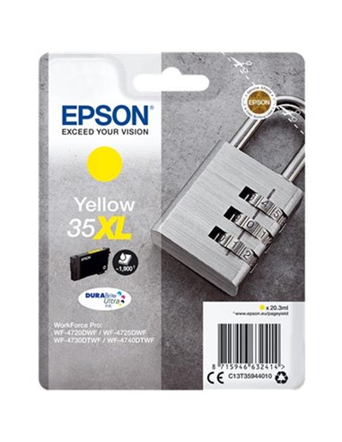 CARTUCHO EPSON 35XL AMARILLO ORIGINAL 20,3 ml