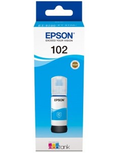 CARTUCHO EPSON ECOTANK 102 CIAN ORIGINAL