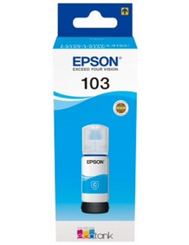 CARTUCHO EPSON ECOTANK 103 CIAN ORIGINAL
