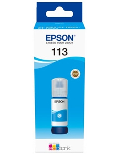 CARTUCHO EPSON ECOTANK 113 CIAN ORIGINAL