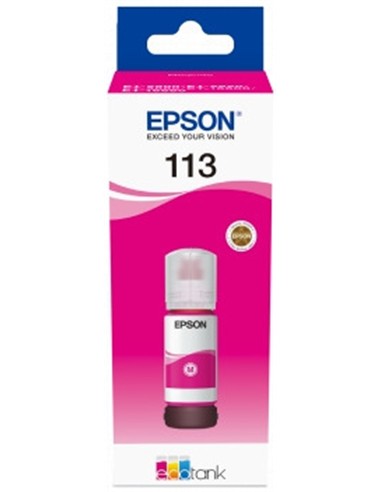 CARTUCHO EPSON ECOTANK 113 MAGENTA ORIGINAL