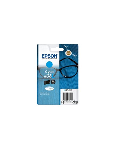 CARTUCHO EPSON WF C4810 (408XL) CIAN ORIGINAL