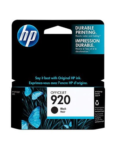 CARTUCHO HP DESKJET 920 NEGRO ORIGINAL