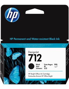 CARTUCHO HP Nº 712 NEGRO ORIGINAL