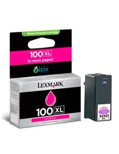 CARTUCHO LEXMARK N.100XL MAGENTA ORIGINAL