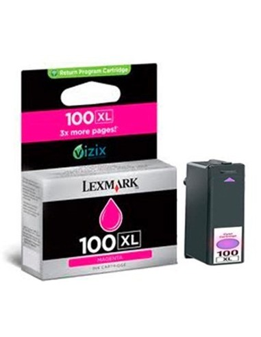 CARTUCHO LEXMARK N.100XL MAGENTA ORIGINAL