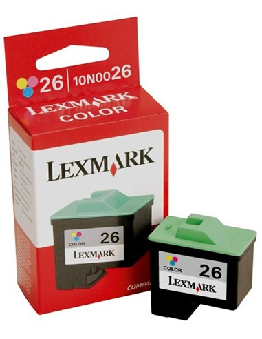 CARTUCHO LEXMARK Z13/Z33 COLOR ORIGINAL N.26