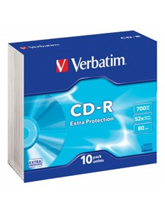 CD VERBATIM 80 minutos CAJA INDIVIDUAL