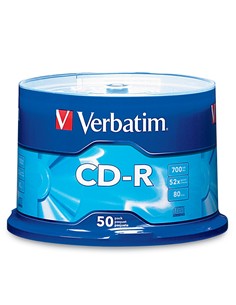 CD VERBATIM 80 minutos (PACK 50 unid.)