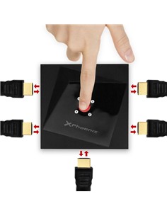 CONMUTADOR HDMI PHOENIX 4X1 SWITCH BIDIRECCIONAL 2