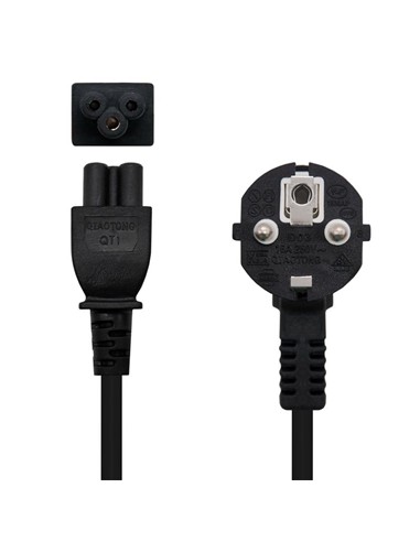 CABLE ALIMENTACION NANOCABLE NOTEBOOK TREBOL 1.5M