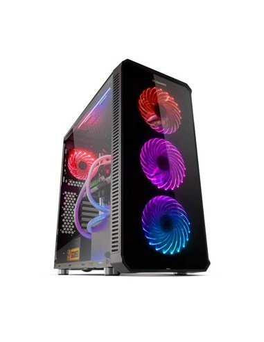 CAJA ORDENADOR GAMING NOX HUMMER TGX ATX RGB BLACK
