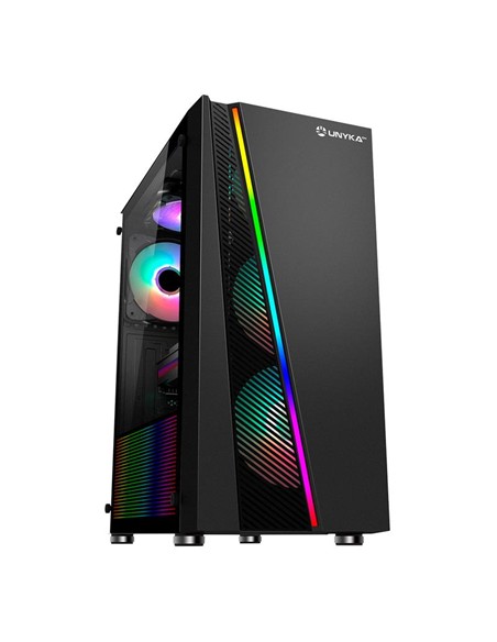 CAJA ORDENADOR GAMING UNYKACH GLAYZE FRONTAL ATX A