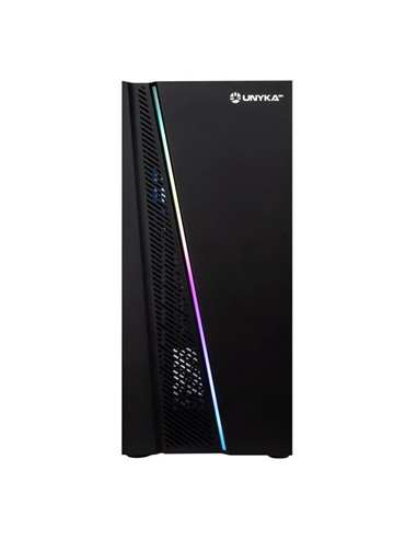 CAJA ORDENADOR GAMING UNYKACH GLAYZE FRONTAL ATX A