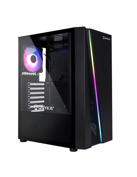 CAJA ORDENADOR GAMING UNYKACH GLAYZE FRONTAL ATX A