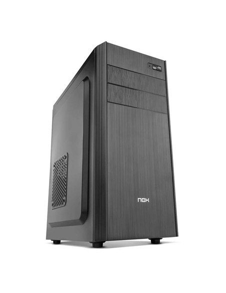 CAJA ORDENADOR NOX LITE 010 ATX DVD BLACK + FUENTE