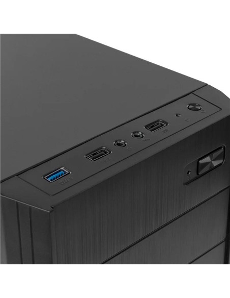 CAJA ORDENADOR NOX LITE 010 ATX DVD BLACK + FUENTE