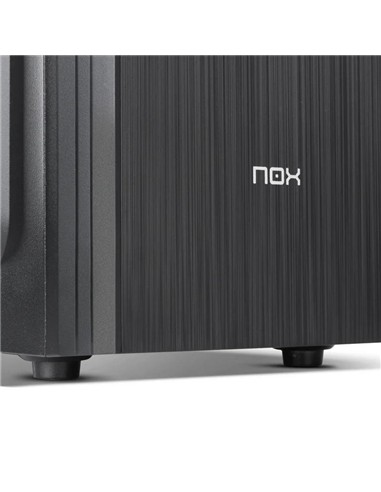 CAJA ORDENADOR NOX LITE 010 ATX DVD BLACK + FUENTE