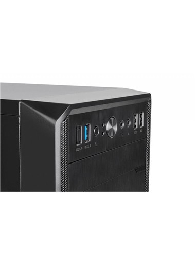 CAJA ORDENADOR NOX LITE 030 MATX DVD BLACK + FUENT