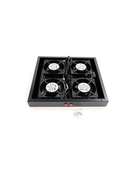 VENTILADOR CUADRUPLE 12 CM POWERGREEN ARMARIO RACK