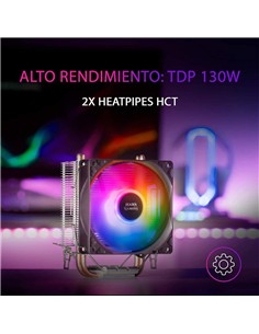 VENTILADOR DISIPADOR MARS GAMING MCPUARGB CPU 90MM 2