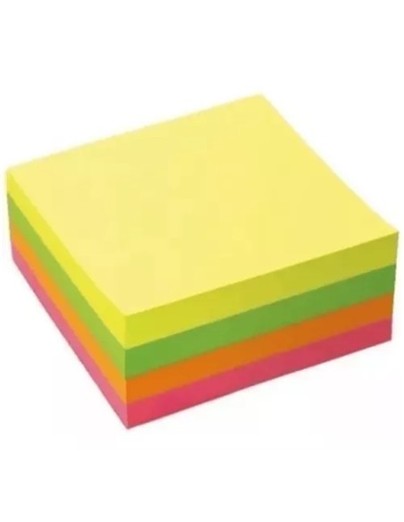 NOTAS ADHESIVAS 75X75 (400 H.) FLUOR