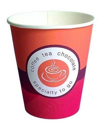 VASO PAPEL BEBIDAS CALIENTES 280 ml 50 unidades