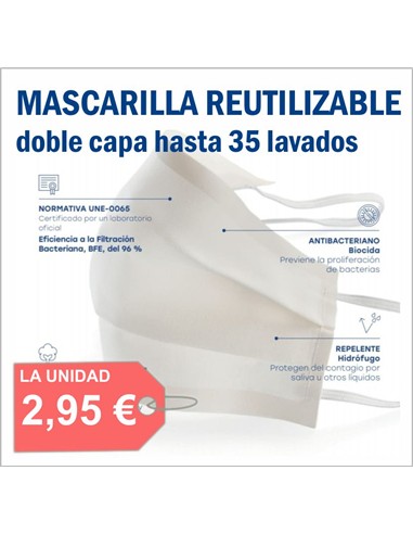 MASCARILLA REUTILIZABLE ALGODON (1 unidad)