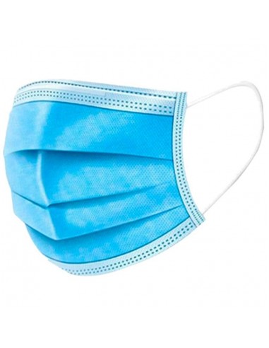 MASCARILLA QUIRURGICA AZUL 3 CAP.TIPO IIR (50 unid