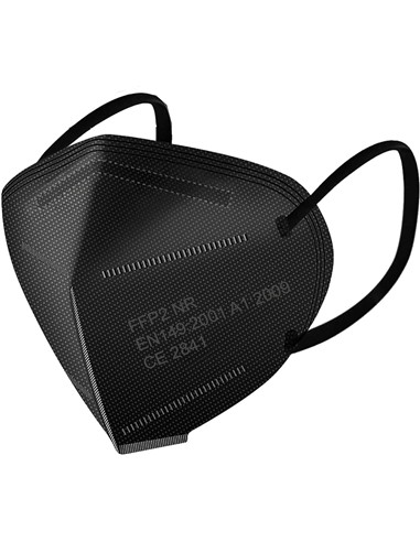 MASCARILLA FFP2 MODELO CEE ( 5 unid ) NEGRA